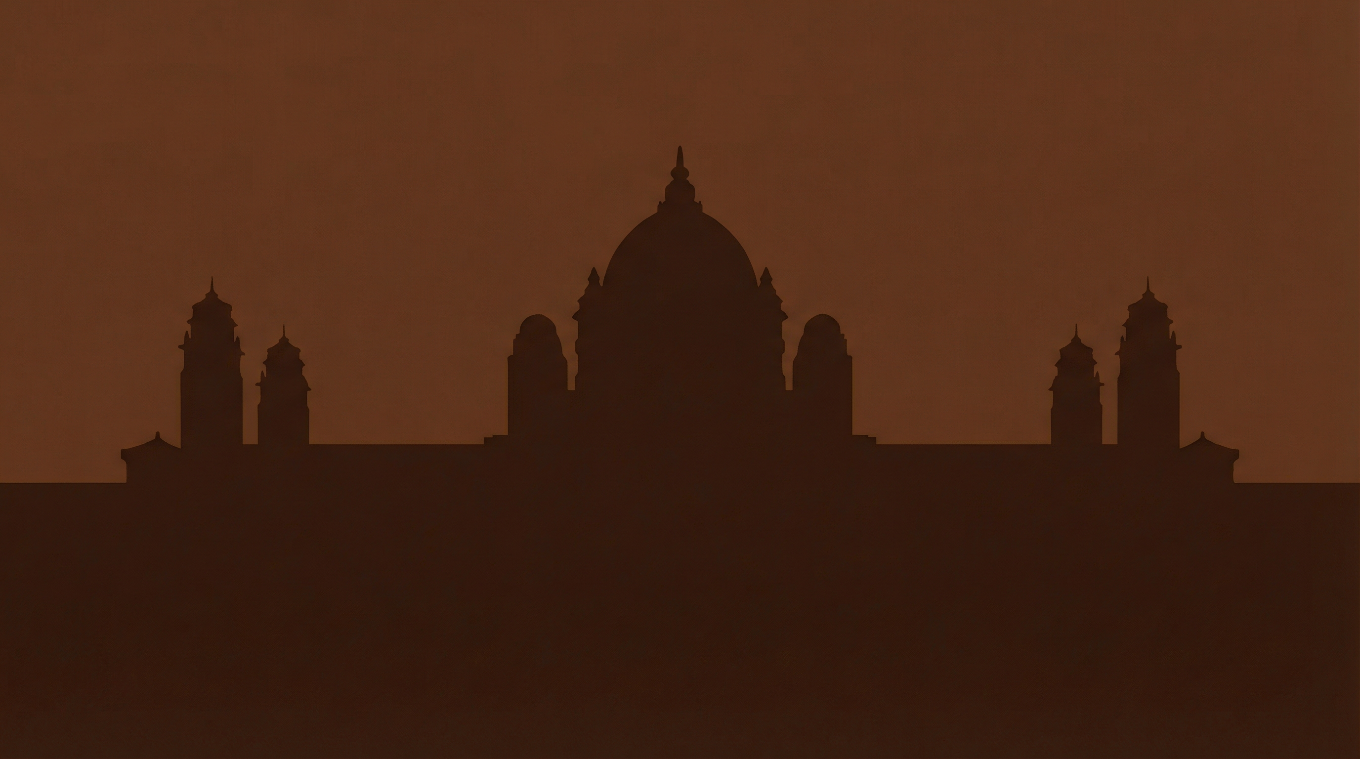 Palace silhouette background