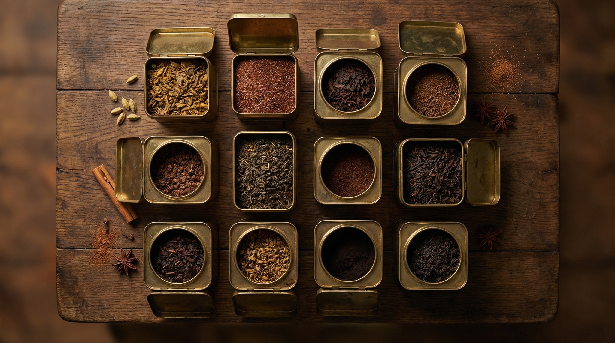 Zamindar Tea collection tins